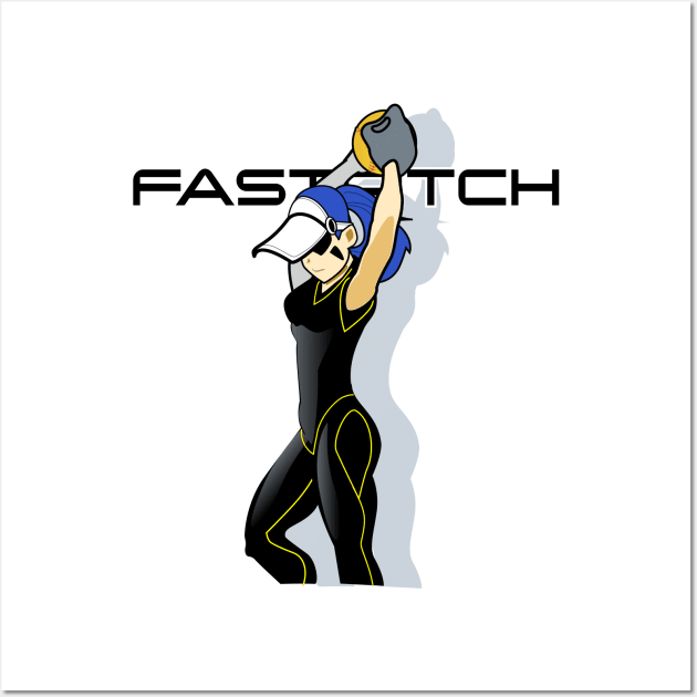 .Fastpitch Fastball Wall Art by Spikeani